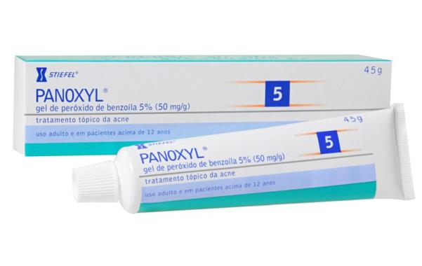 O Panoxyl é um medicamento muito usado para tratar acnes. (Foto: Divulgação)