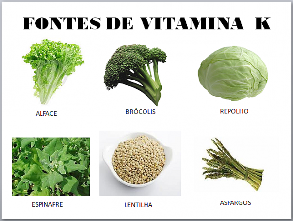 fontes de vitamina k