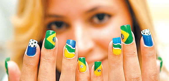 unhas decoradas do brasil