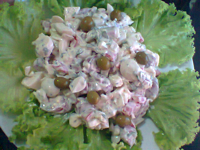 Salada de Maionese Low Carb