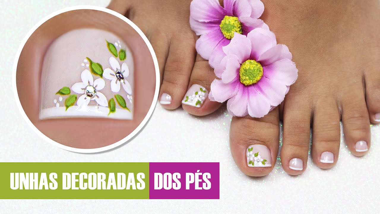 Unhas Decoradas dos pés