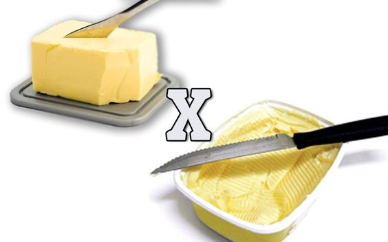 manteiga x margarina