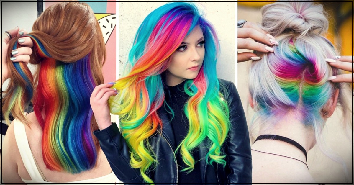cabelo arco-iris