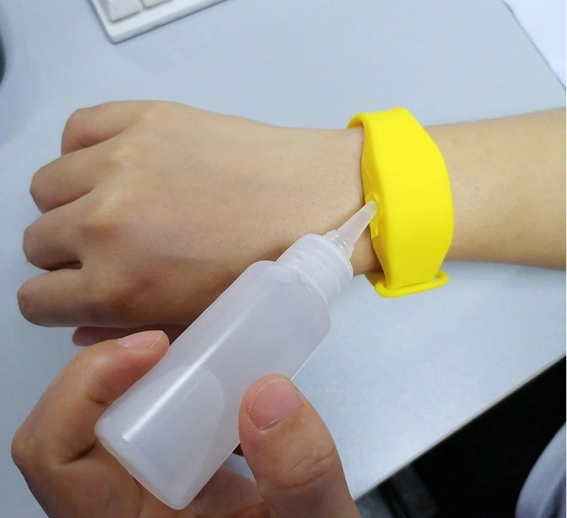 handsan wrist pulseira para alcool em gel