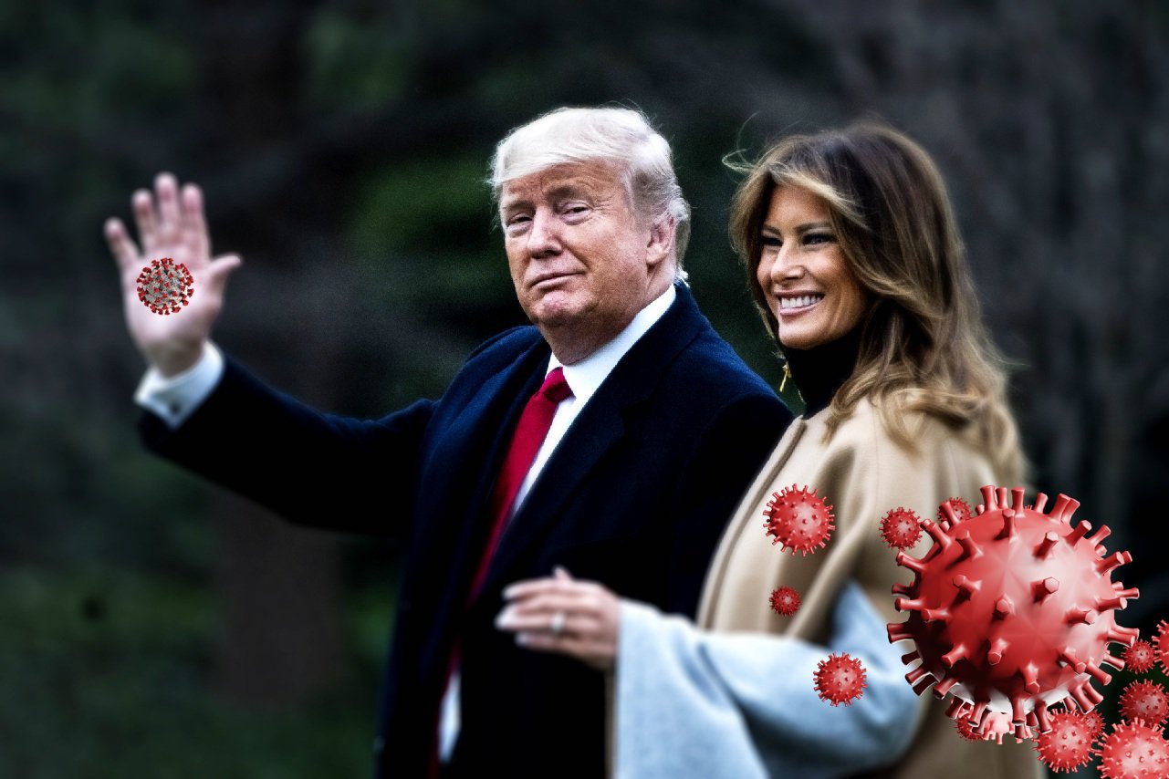 Trump e Esposa testam positivo pra Covid