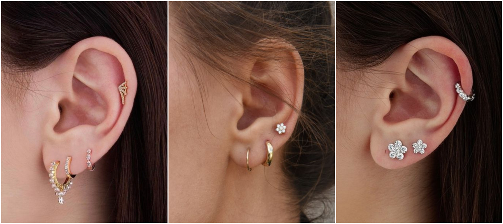 Visagismo de orelha é a nova moda: combine piercings e brincos com