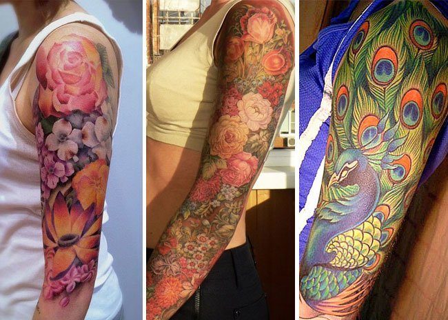 tatuagem braço mulher