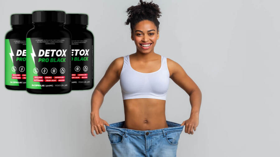 DETOX PRO BLACK - Emagrece mesmo? Formula top