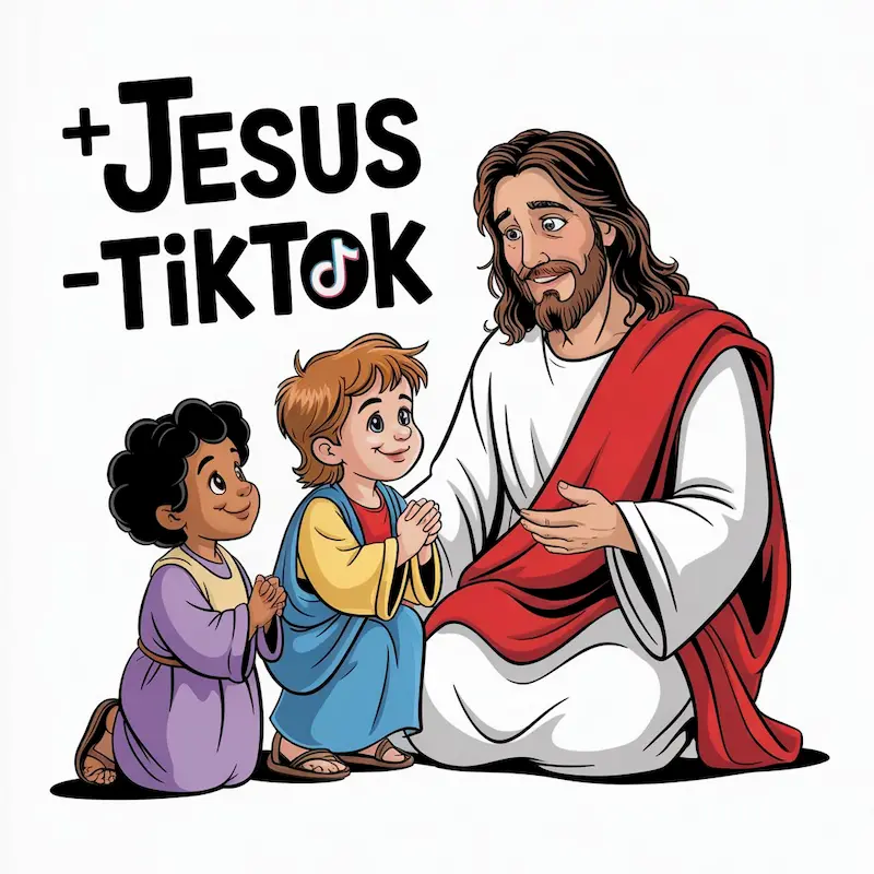 Mais Jesus, menos TikTok – ensine seus filhos o caminho do bem