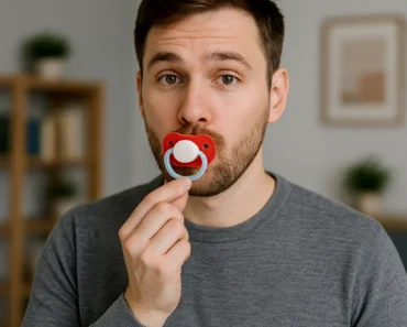 adultos chupando chupeta