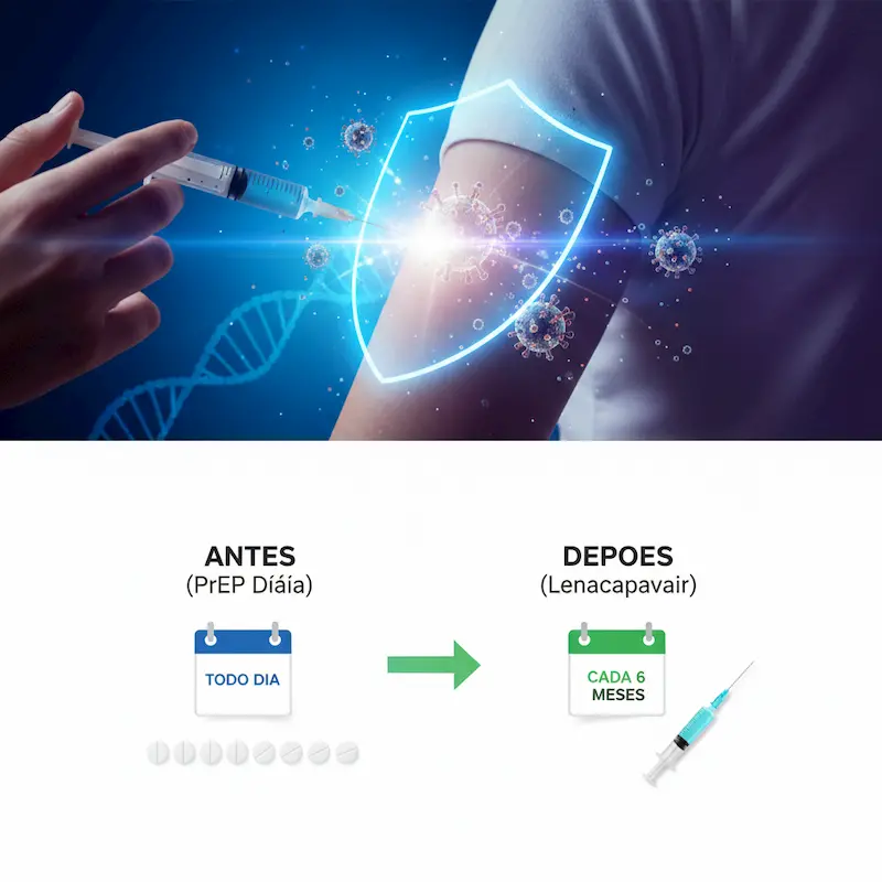 Injecao que previne aids? Anvisa Aprova venda do Lenacapavir, conheça! Injecao que previne aids? Anvisa Aprova venda do Lenacapavir, conheça!